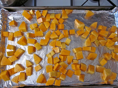 diced seasoned butternut squash