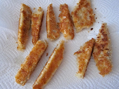 drain fish sticks