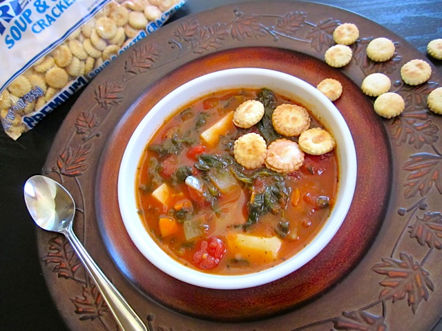 swamp soup tomato basil spinach