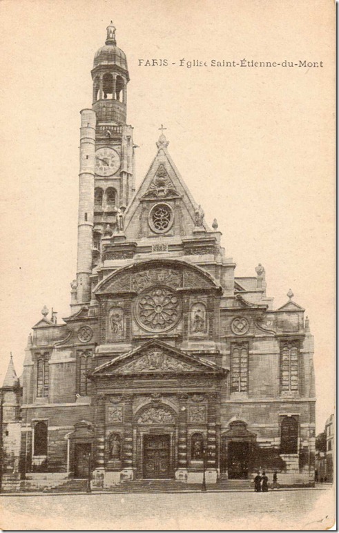 L'Eglise Saint-Etienne du Mont L'Eglise Saint-Etienne du Mont
