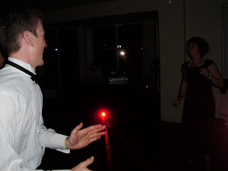 No-one was safe! Angus dragged everyone up to dance including Hazel.