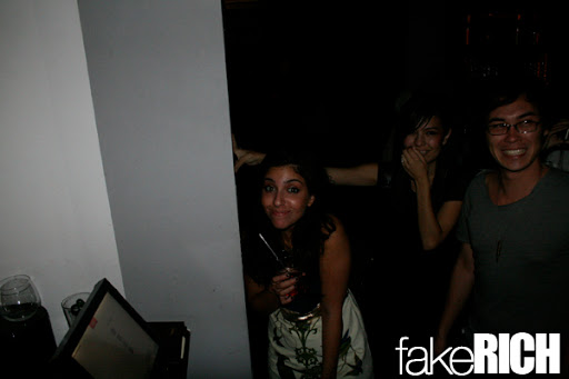 Her friend snuck her in.