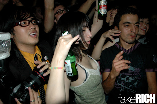 Dont spill any of your rave beads on the camera hunny