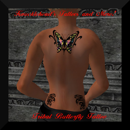 examples placements tribal butterfly tattoo designs 2