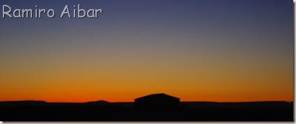 tonalidades del cielo a la puesta de sol