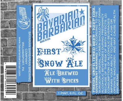 BavarianBarbarianFirstSnowLabel