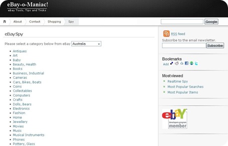 eBay Spy