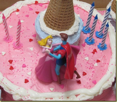 sleeping beauty cake