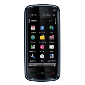 Nokia 5800 XpressMusic Unlocked Cell Phone with International 3G, 3.2 MP Camera, GPS, Wi-Fi, MicroSD Slot--International Version with No Warranty (Blue)