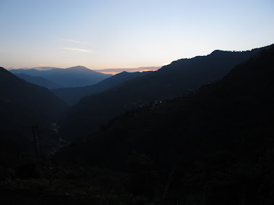 view out from Zopas house