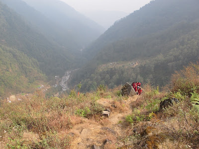 approaching village