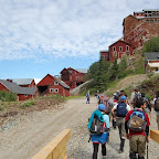 Hiking through Kennecott