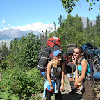 Lea and Jessa on the Jumbo Mine Trail