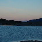 Sunset behind one of the Donaho Lakes