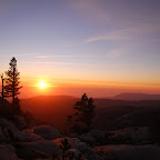 Sunset in Sequoia National Park