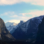 Panoramic shot of Yosemite Valley