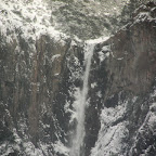 Bridal Veil Falls in winter