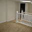 Looking at the stairs to the attic.