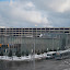 View from outside my hotel window on day 2, after the snow. Parking garage in the background is huge.