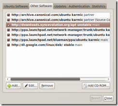 Screenshot-Software Sources