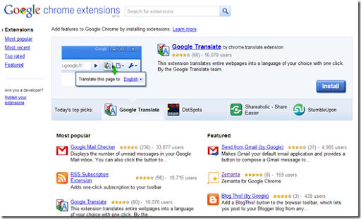 Google Chrome Extensions