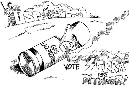 Charge gentilmente cedida pelo cartunista Carlos Latuff Charge gentilmente cedida pelo cartunista Carlos Latuff
