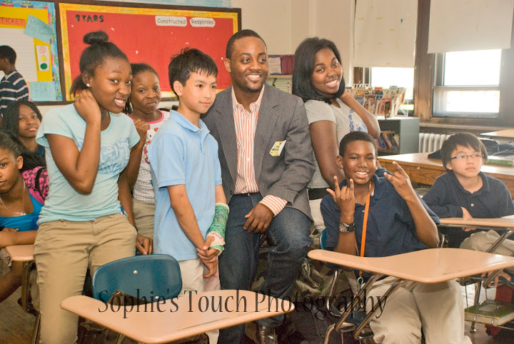 Nouveau Concepts at Vare Middle School Career Day, Philadelphia, PA Stephane Jean-Baptiste at Vare Middle School Career Day