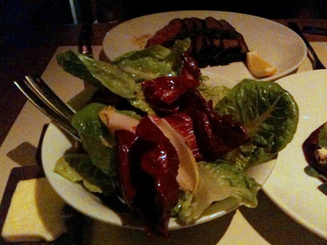 Radicchio, Cos and Endive Salad with Palm Sugar Vinaigrette $9.00