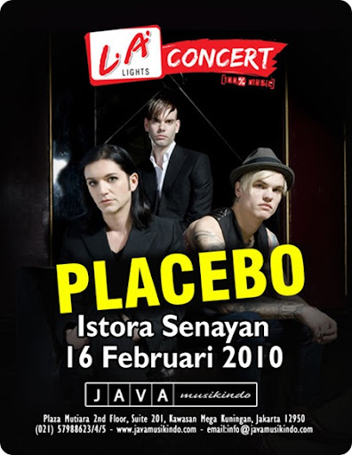 Placebo Concert Poster