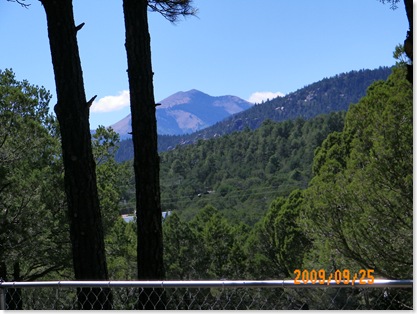 Sierra Blanca from Carolyn's house in Alto. NM