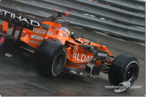 26.05.2007 Monte Carlo, Monaco, 
Adrian Sutil (GER), Spyker F1 Team, F8-VII - Formula 1 World Championship, Rd 5, Monaco Grand Prix, Saturday Practice - www.xpb.cc, EMail: info@xpb.cc - copy of publication required for printed pictures. Every used picture is fee-liable. © Copyright: Charniaux / xpb.cc