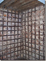 Walls of inside of new jail