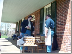 getting rations from Union army