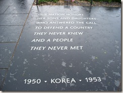 Korean War Memorial 3466