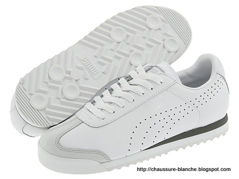 Chaussure blanche:PO-510819