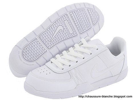 Chaussure blanche:H9000-<510923>