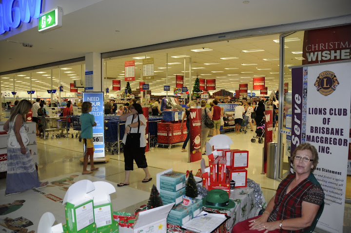 Christmas Cakes Stall at Big W