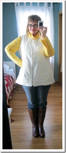 Christmas sewing. New clothes for mom.