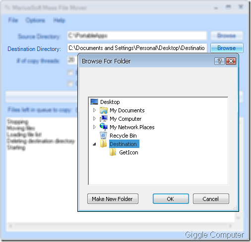 Mass File Mover - Destination