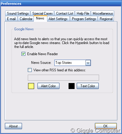 News Preferences