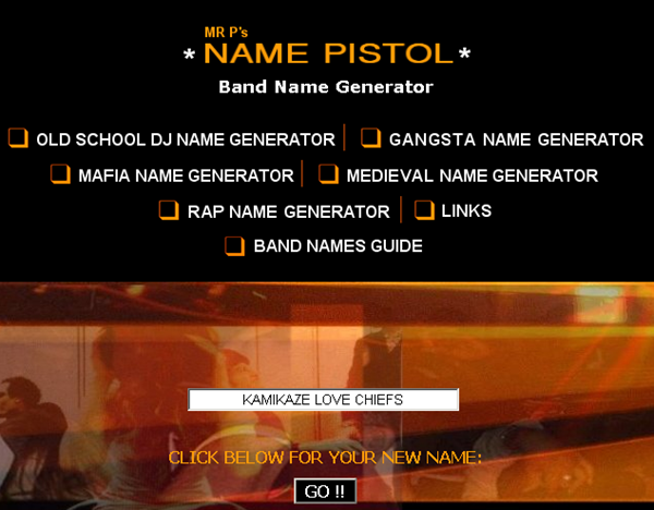 name pistol