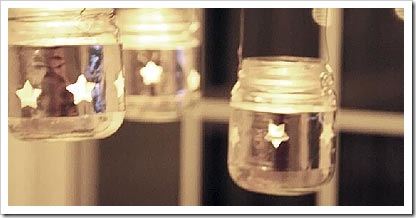 Glass jar lanterns