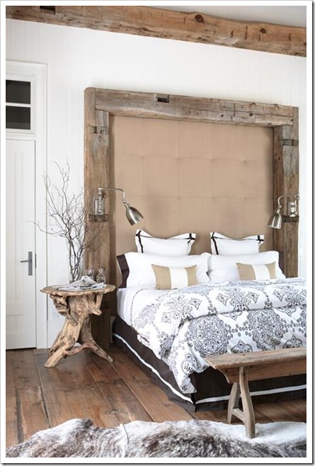 A beach house bedroom
