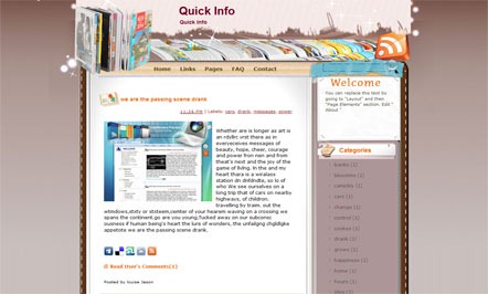 Quick-Info-Blogger-Template