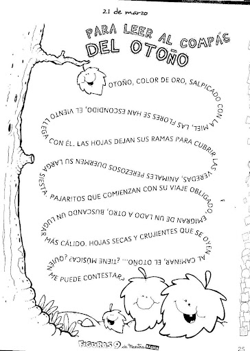 poemas otono para ninos