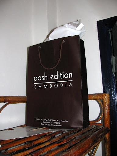 posh edition shopping bag, Phnom Penh, Cambodia