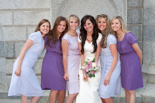 I love purple so much that my wedding colors were purple dark purple and 