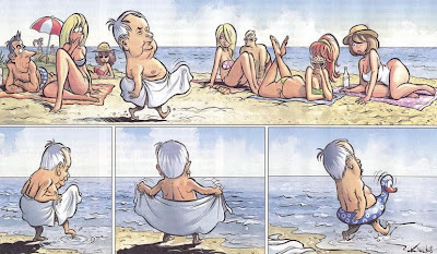Reformado na praia