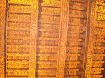 Puzzle piece ceiling, Museum of the Inquisition, Lima, Peru