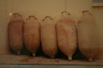These vessels were driven into the earth to keep them cool, Nabeul Museum, Tunisia